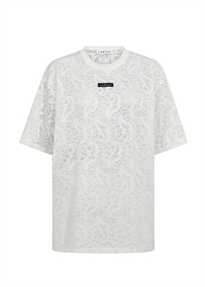 Summer lace loose tee Hvid HAUTE L'AMITIÈ